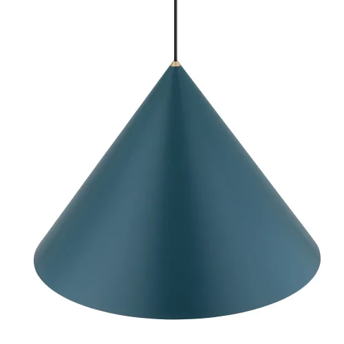 Светильник подвесной Zenith L 8007-NW Nowodvorski зелёный синий на 1 лампу, основание зелёное в стиле лофт фото 3