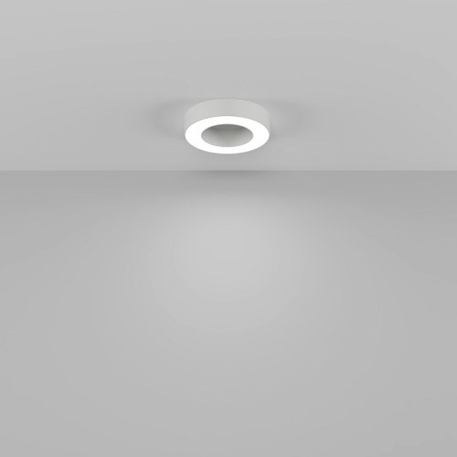 Светильник потолочный LED Lua C093CL-24W4K-W Maytoni белый на 1 лампу, основание белое в стиле современный хай-тек круглый фото 3