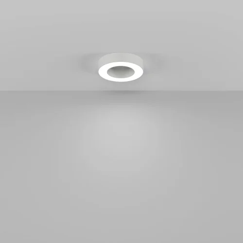 Светильник потолочный LED Lua C093CL-24W4K-W Maytoni белый на 1 лампу, основание белое в стиле современный хай-тек круглый фото 3