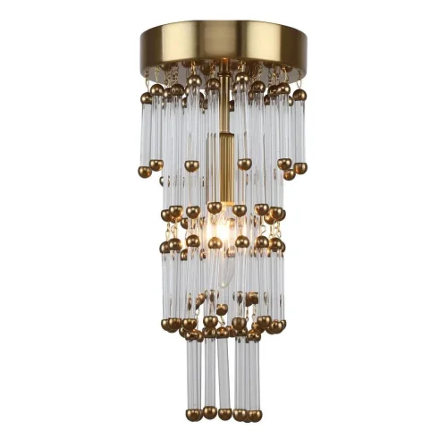 Светильник подвесной Wisper 2845-1P Favourite прозрачный 1 лампа, основание латунь в стиле классический  фото 3