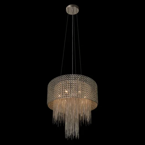 Люстра подвесная Opera 10406/500 LOFT IT никель на 6 ламп, основание никель в стиле арт-деко фото 4