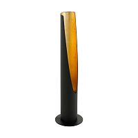 Настольная лампа Barbotto 97583 Eglo чёрная золотая 1 лампа, основание чёрное металл в стиле современный 
