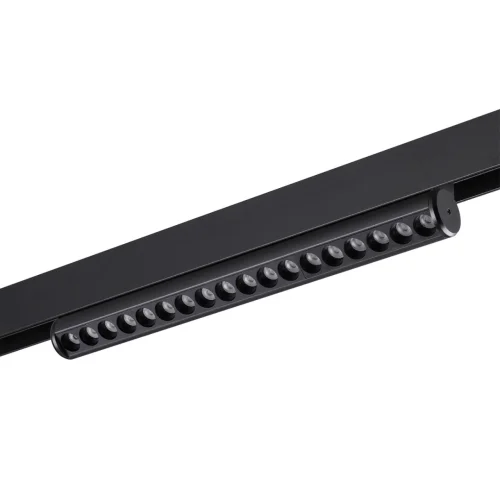 Трековый светильник LED с переключателем цветовой темперетуры Vector 359948 Novotech чёрный для шинопроводов серии Vector чёрный фото 6