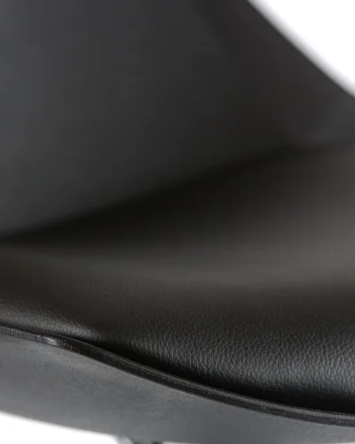 Стул барный 3000-LM ROCKY, цвет сиденья черный, цвет основания хром Dobrin, чёрный/экокожа, ножки/металл/хром, размеры - 830*1040***380*480 фото 7