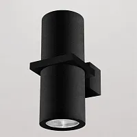 Бра CLT 021W BL Crystal Lux чёрный 2 лампы, основание чёрное в стиле современный 