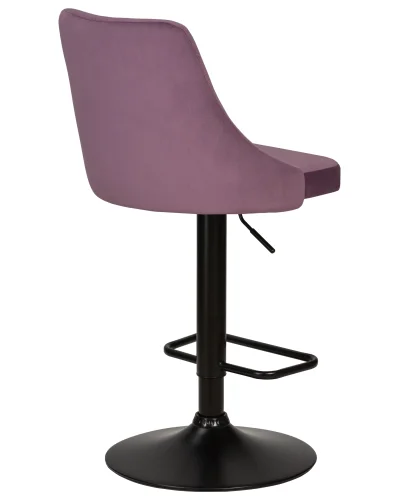 Стул барный набор 2 шт. SET-2 5021_BlackBase-LM JOSEPH BLACK, цвет сиденья пудрово-сиреневый велюр (MJ9-52), цвет основания черный Dobrin, /велюр, ножки/металл/чёрный, размеры - 890*1100***480*540 фото 4 Стул барный набор 2 шт. SET-2 5021_BlackBase-LM JOSEPH BLACK, цвет сиденья пудрово-сиреневый велюр (MJ9-52), цвет основания черный Dobrin, /велюр, ножки/металл/чёрный, размеры - 890*1100***480*540 фото 4