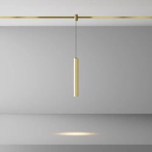 Трековый подвесой светильник Focus Led Flarity 3000K 5Вт 60° TR155-1-5W3K-BS Maytoni латунь для шинопроводов серии Magnetic trаck system Flarity латунь фото 4