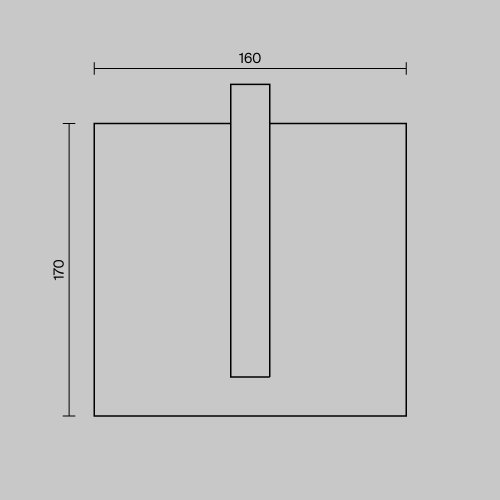 Настенный светильник LED уличный Line O484WL-L6GF3K Maytoni уличный IP65 графит на 1 лампу, плафон графит в стиле современный хай-тек LED фото 8