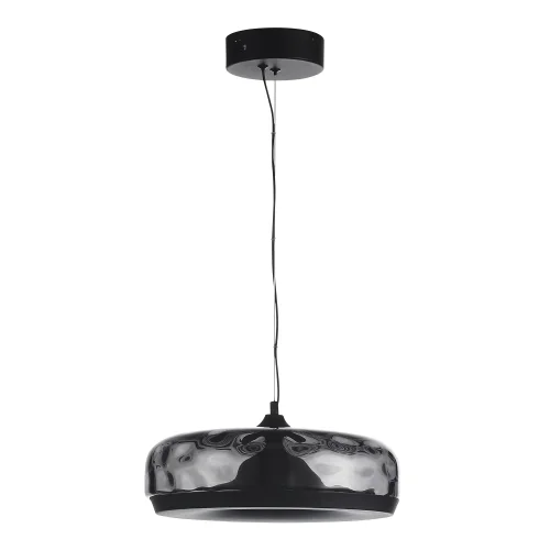 Светильник подвесной LED Ripple SL6014.403.01 ST-Luce чёрный 1 лампа, основание чёрное в стиле хай-тек современный 