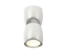 Светильник подвесной Techno spot XP1143010 Ambrella light серебряный 1 лампа, основание белое в стиле современный хай-тек 