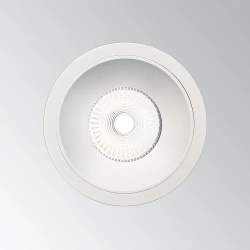 Светильник точечный LED GAME ROUND 11W 3000K WH SL Ideal Lux белый серебряный 1 лампа, основание белое серебряное в стиле современный  фото 5