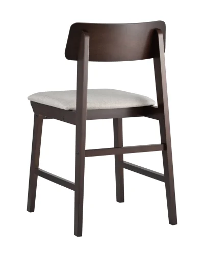 Стул обеденный ODEN NEW, мягкое сидение, светло-серый (набор 2шт) УТ000005367 Stool Group, серый/ткань, ножки/дерево/коричневый, размеры - ****435*550 фото 8