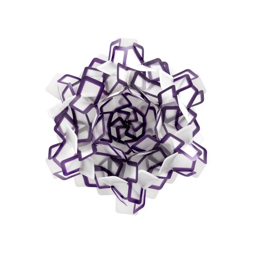 Светильник потолочный Слизия / Clizia 10231/530C Purple LOFT IT фиолетовый белый на 3 лампы, основание в стиле современный арт-деко фото 4