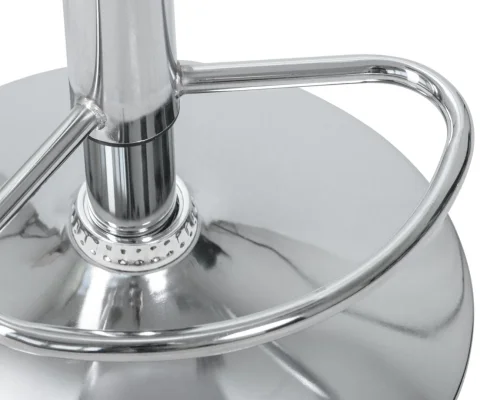 Стул барный 3000-LM ROCKY, цвет сиденья белый, цвет основания хром Dobrin, белый/экокожа, ножки/металл/хром, размеры - 830*1040***380*480 фото 8