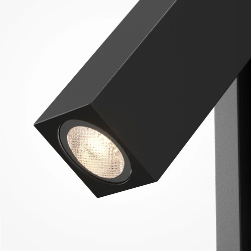 Бра с выключателем LED MOD495WL-L3B3K1 Axiom Maytoni чёрный на 1 лампу, основание чёрное в стиле современный хай-тек встраиваемый для чтения usb фото 2