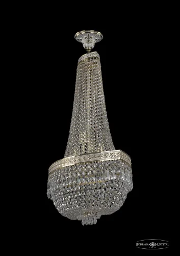 Люстра потолочная хрустальная 19273/H2/80IV GW Bohemia Ivele Crystal прозрачная на 12 ламп, основание золотое в стиле классический sp фото 2