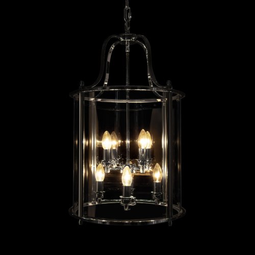 Светильник подвесной Lighthouse 10456/8 CR LOFT IT прозрачный на 8 ламп, основание хром в стиле классический арт-деко фото 4 Светильник подвесной Lighthouse 10456/8 CR LOFT IT прозрачный на 8 ламп, основание хром в стиле классический арт-деко фото 4