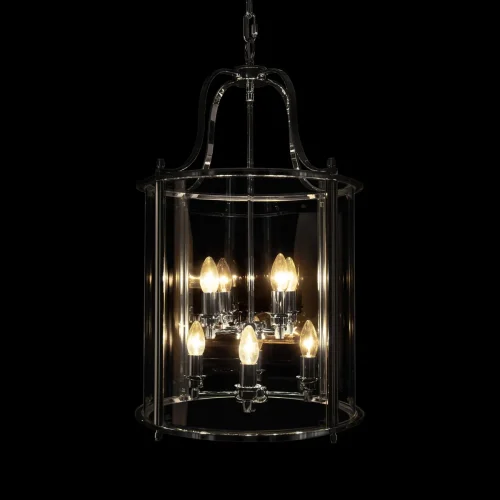 Светильник подвесной Lighthouse 10456/8 CR LOFT IT прозрачный на 8 ламп, основание хром в стиле классический арт-деко фото 4 Светильник подвесной Lighthouse 10456/8 CR LOFT IT прозрачный на 8 ламп, основание хром в стиле классический арт-деко фото 4