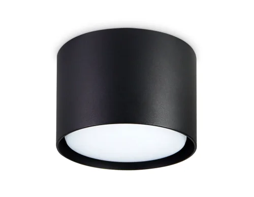 Светильник накладной TN5302 Ambrella light чёрный 1 лампа, основание чёрное в стиле минимализм хай-тек круглый фото 2