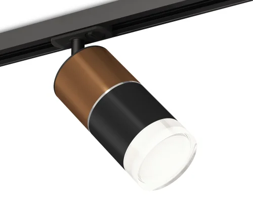 Трековый светильник Track System XT7402061 Ambrella light коричневый чёрный для шинопроводов серии Track System чёрный коричневый