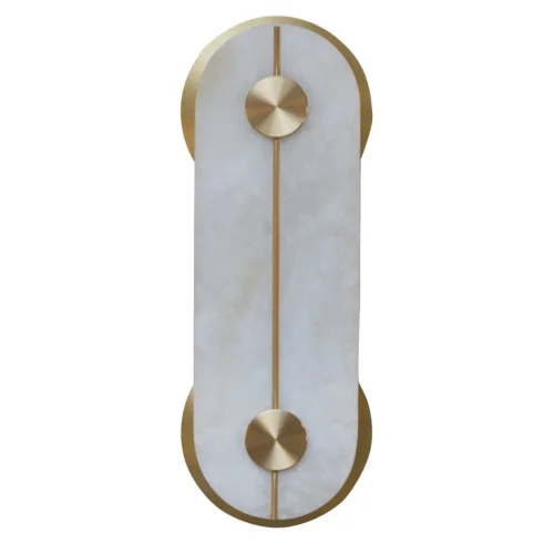 Настенный светильник PHEBE C 211997-26 ImperiumLoft белый на 1 лампу, основание латунь в стиле современный фото 4 Настенный светильник PHEBE C 211997-26 ImperiumLoft белый на 1 лампу, основание латунь в стиле современный фото 4