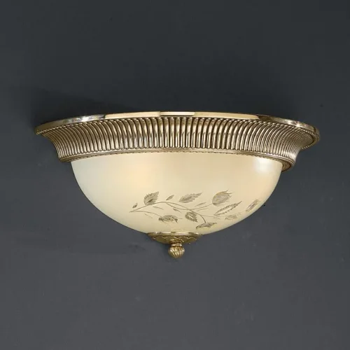 Бра A 6318/2  Reccagni Angelo бежевый на 2 лампы, основание золотое в стиле классический  фото 2