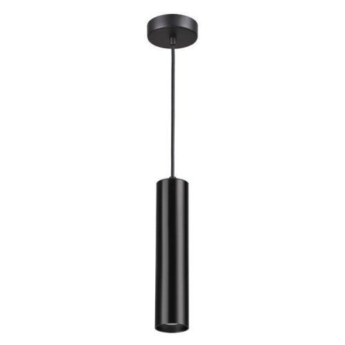 Светильник подвесной Corse 3872/1L Odeon Light чёрный 1 лампа, основание чёрное в стиле хай-тек трубочки