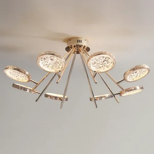 Люстра потолочная NAINA B CH B L8 208192-23 ImperiumLoft прозрачная на 8 ламп, основание золотое в стиле современный фото 8 Люстра потолочная NAINA B CH B L8 208192-23 ImperiumLoft прозрачная на 8 ламп, основание золотое в стиле современный фото 8