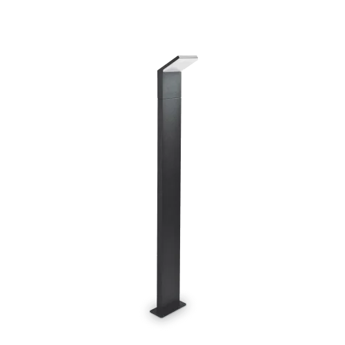 Парковый светильник LED STYLE PT ANTRACITE 3000K Ideal Lux уличный IP54 серый чёрный 1 лампа, плафон чёрный серый в стиле современный LED