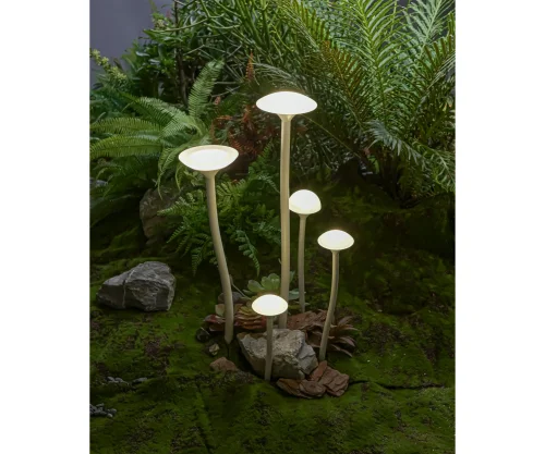 Ландшафтный светильник LED Пайк 09500-5,01 Kink Light уличный IP белый на 2 лампы, плафон белый в стиле современный LED