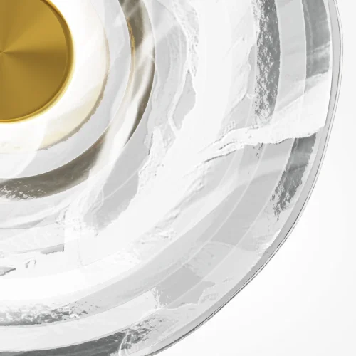Бра LED Sparkle MOD343WL-L5BS3K1 Maytoni прозрачный на 1 лампу, основание латунь в стиле современный хай-тек фото 4