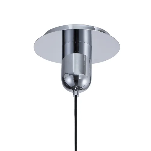 Светильник подвесной лофт JARRAS 6194 Mantra серый 1 лампа, основание хром серое в стиле лофт выдувное фото 6