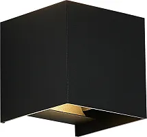 Настенный светильник LED уличный Brik SL9513.401.01 ST-Luce уличный IP65 чёрный на 1 лампу, плафон чёрный в стиле хай-тек современный LED