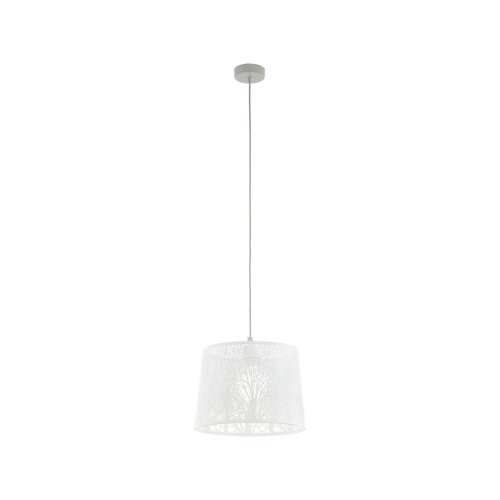 Светильник подвесной Hambleton 49489 Eglo белый 1 лампа, основание белое в стиле современный прованс 