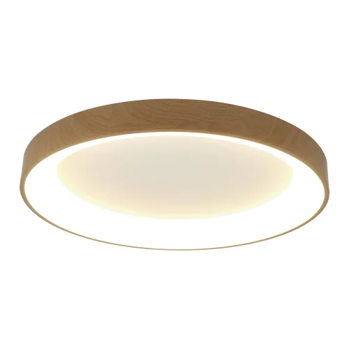 Светильник потолочный LED Niseko 8030 Mantra бежевый белый коричневый 1 лампа, основание коричневое белое бежевое в стиле современный 