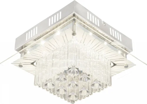 Светильник потолочный LED 49366-12 Globo прозрачный 1 лампа, основание хром в стиле современный 