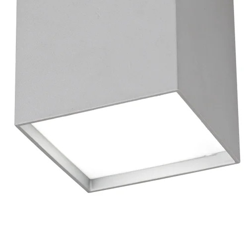 Светильник накладной KAILUA 5631 Mantra серебряный 1 лампа, основание серебряное в стиле хай-тек минимализм модерн квадратный фото 3