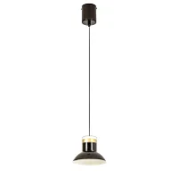 Светильник подвесной LED Tatti 4516-1P Favourite чёрный на 1 лампу, основание чёрное в стиле классический 