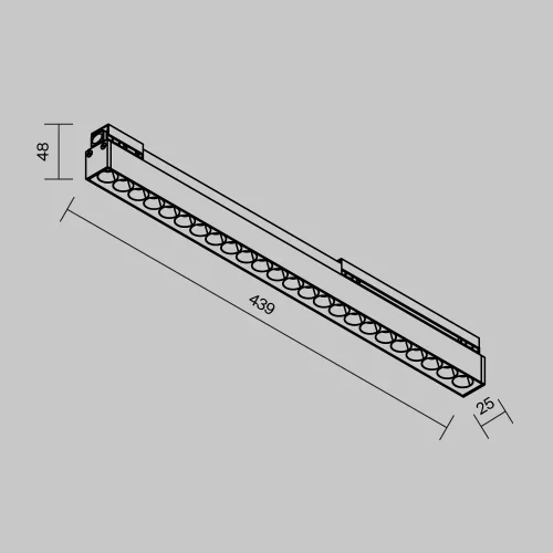 Трековый светильник LED уличный Exility IP O-TR02-2-S-24WB3K Maytoni чёрный для шинопроводов серии Exility IP чёрный фото 9