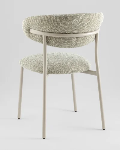 Стул обеденный Ayla, бежево-зеленый, кремовые ножки УТ000041711 Stool Group, /, ножки//, размеры - ***** фото 7