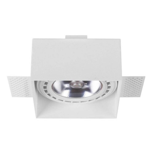 Светильник карданный Mod Plus 9408-NW Nowodvorski белый 1 лампа, основание белое в стиле современный для затирки