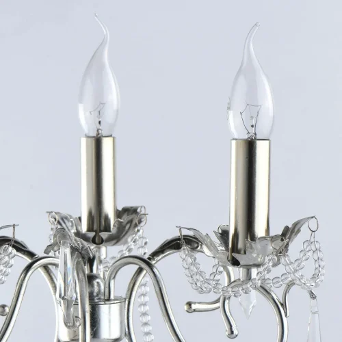 Настольная лампа Валенсия 299032203 Chiaro без плафона 3 лампы, основание серебряное стекло металл в стиле классический  фото 3