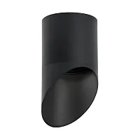 Светильник накладной Rullo GX53 R348787 Lightstar чёрный 1 лампа, основание чёрное в стиле хай-тек современный круглый
