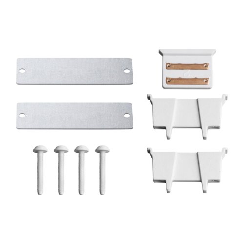 Соединитель прямой токопроводящий Fatto 359612 Novotech на 1 , основание белое в стиле  Соединитель прямой токопроводящий Fatto 359612 Novotech на 1 , основание белое в стиле