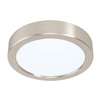 Светильник накладной LED Fueva 5 99218 Eglo белый 1 лампа, основание матовое никель в стиле современный круглый