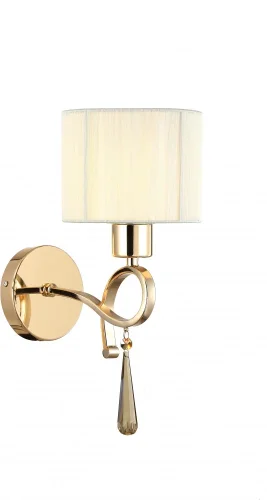 Бра Chilly V2570-1W Moderli бежевый на 1 лампа, основание золотое в стиле арт-деко 
