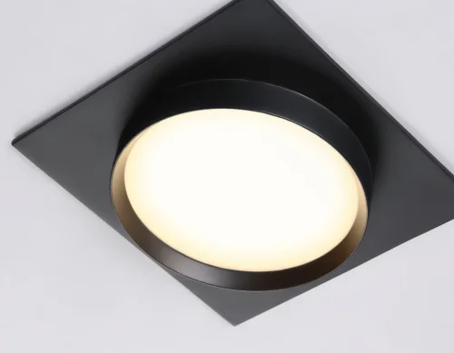 Светильник точечный TN5231 Ambrella light чёрный 1 лампа, основание чёрное в стиле современный хай-тек квадратный фото 5