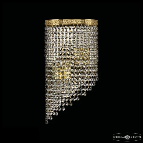 Бра 83401BL/20IV-43 G R Bohemia Ivele Crystal прозрачный на 4 лампы, основание золотое в стиле современный классический r