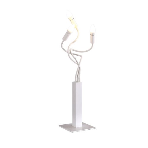 Настольная лампа LOFT1714T-WH LOFT IT без плафона 3 лампы, основание белое металл в стиле лофт 