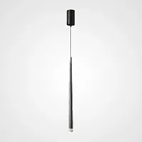 Светильник подвесной MAGRIT LUX H50 Black 213852-23 ImperiumLoft прозрачный на 1 лампу, основание чёрное в стиле современный лофт 